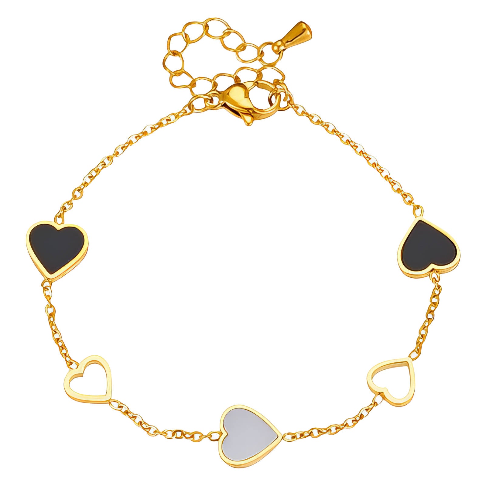 Eclipse Heart Bracelet