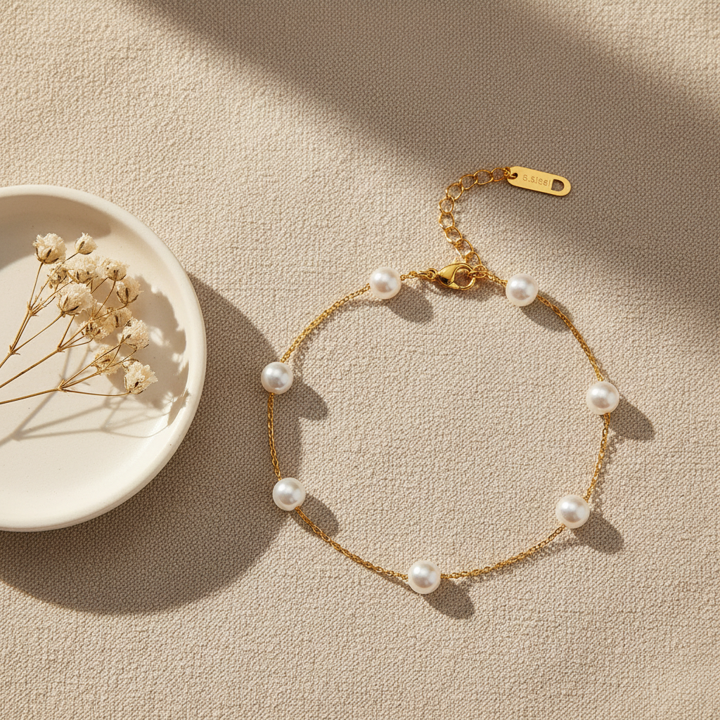 Marielle Pearl Bracelet lifestyle
