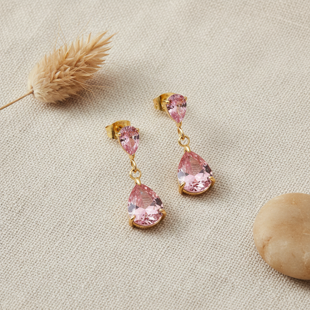 Rosella Pendant Earrings Lifestyle Image